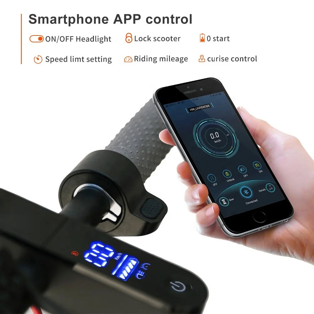 High-end adult electric scooter 350W folding, ultra-light smart mobility bike - My Store