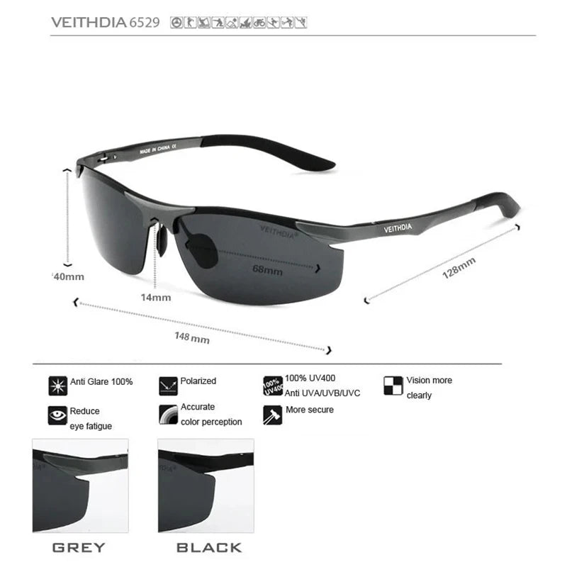 Sunglasses Outdoor Aluminum Driving Cycling Polarized Lens