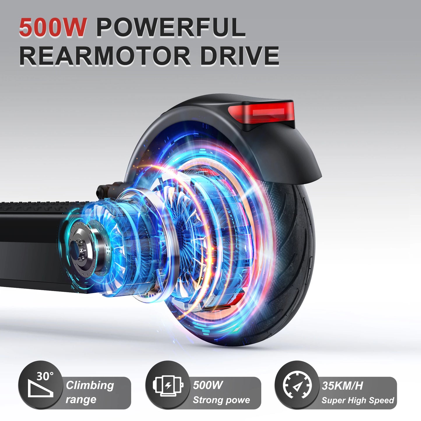 Electric Scooter 500W - APP Smart - Shock-absorbing - My Store