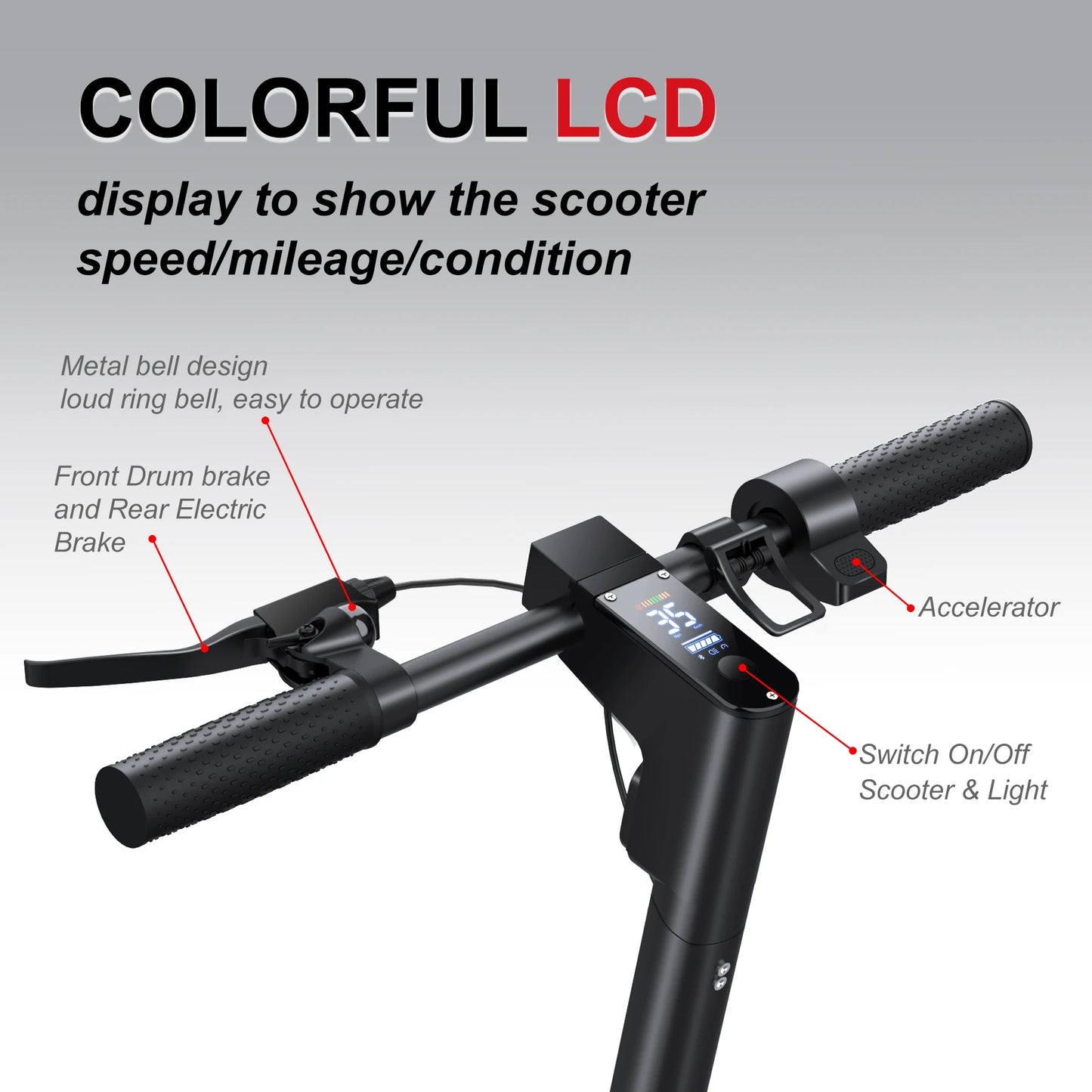Electric Scooter 500W - APP Smart - Shock-absorbing - My Store