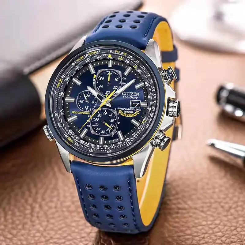 CITIZEN Luxury Quartz Calendar Waterproof Multi Function Watch
