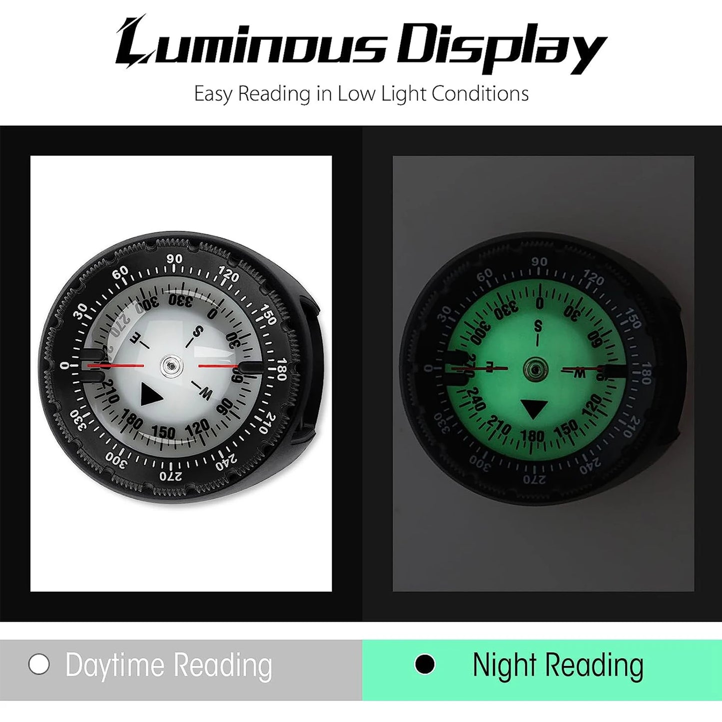 Digital Underwater Diving Compass Waterproof