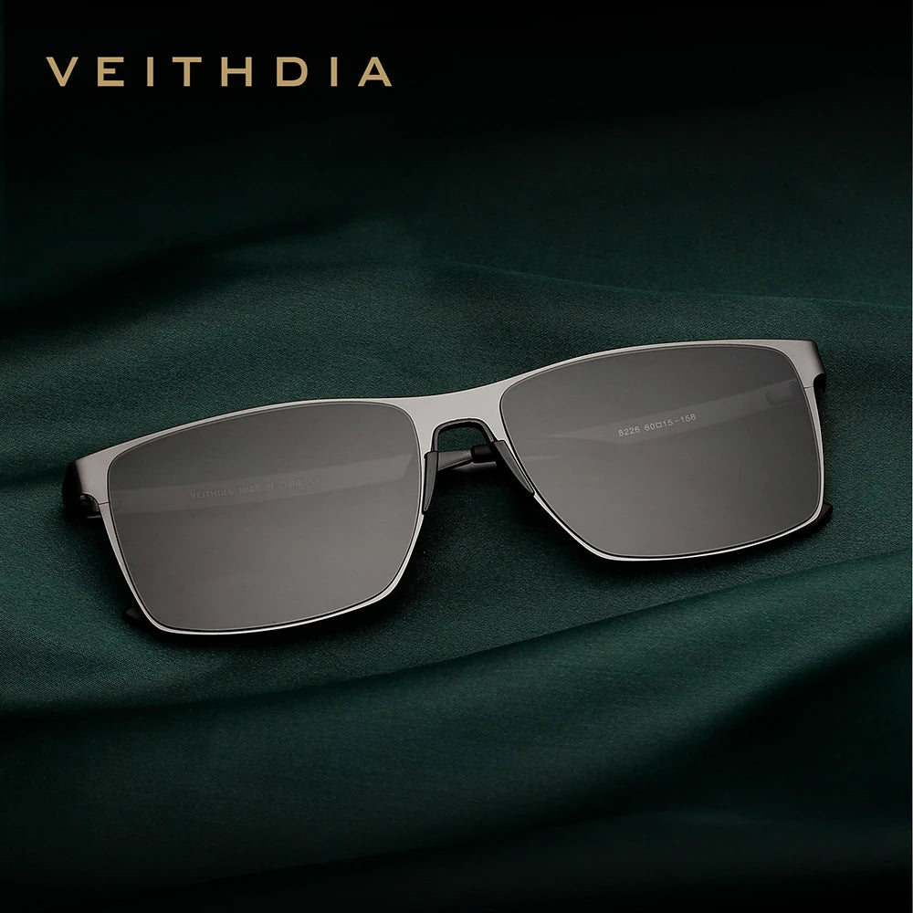 Men Sunglasses Polarized Nylon Lens Outdoor Driving Stainless Steel