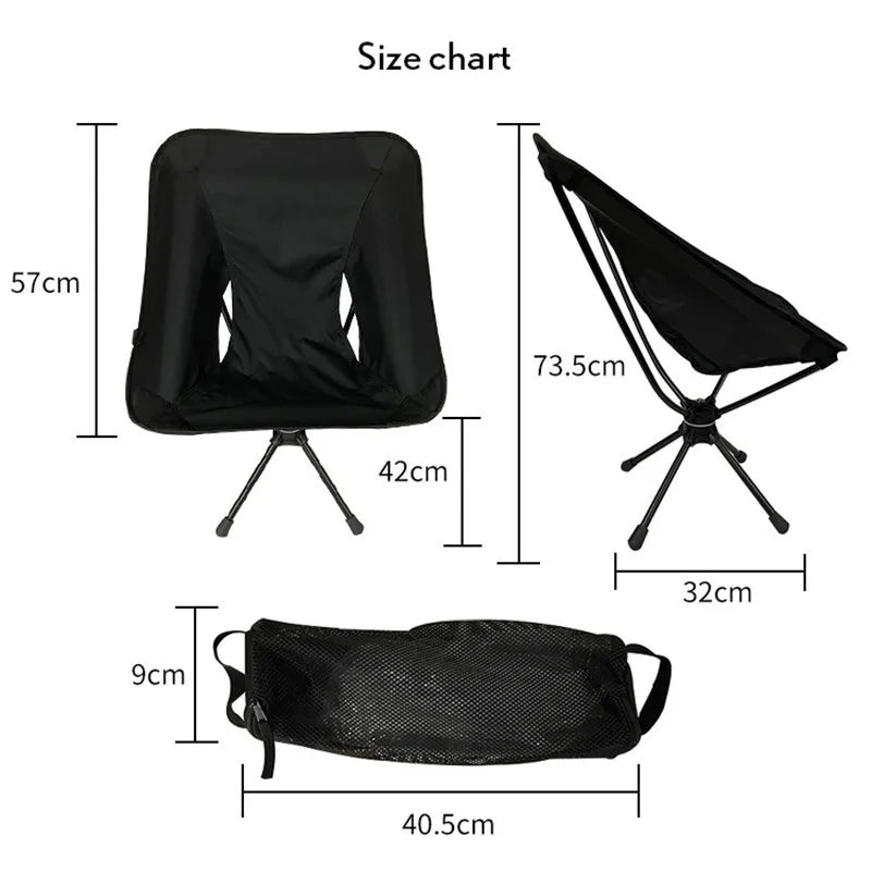 Camping Swivel Chair Outdoor Leisure