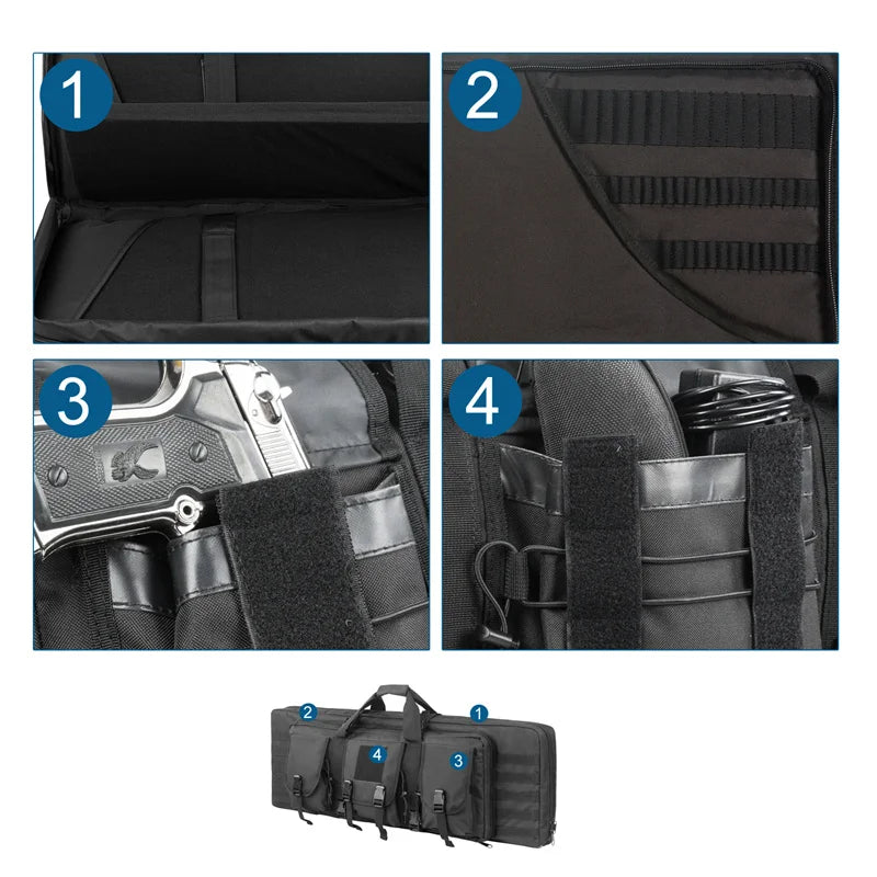 Rifle Bag Double Gun Case Backpack - My Store