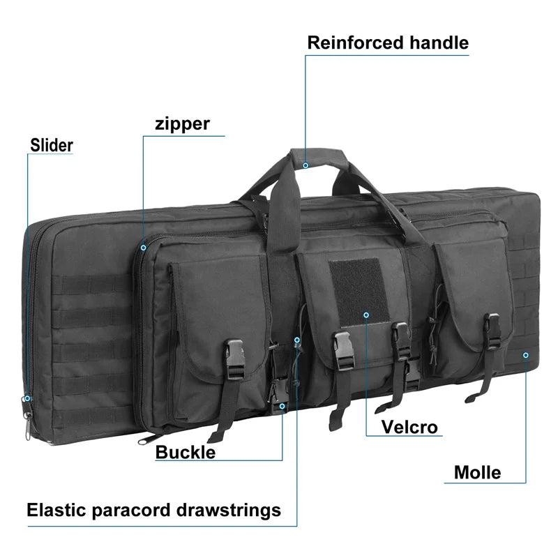 Rifle Bag Double Gun Case Backpack - My Store