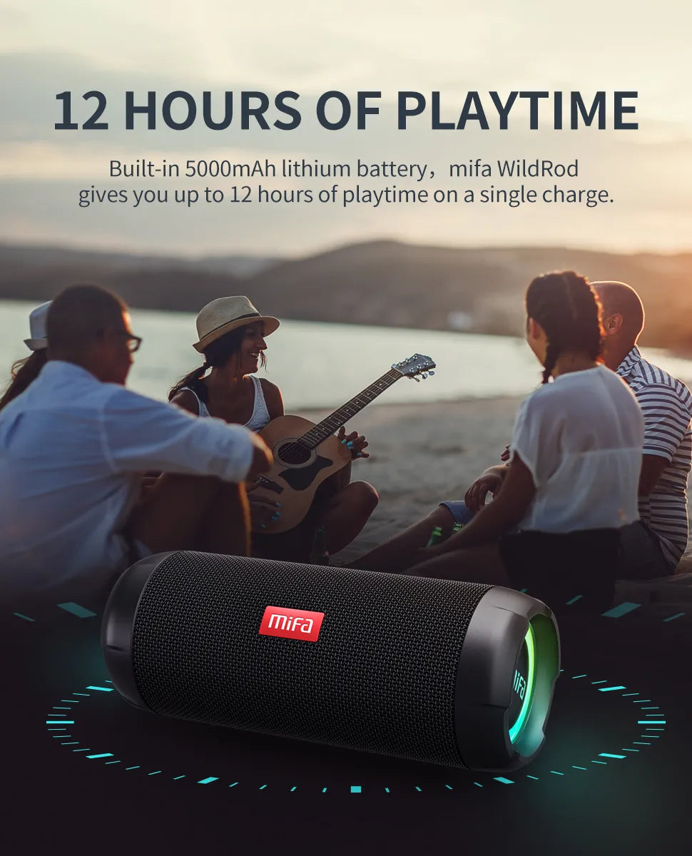 Portable Bluetooth Speaker, Waterproof and Dustproof - My Store