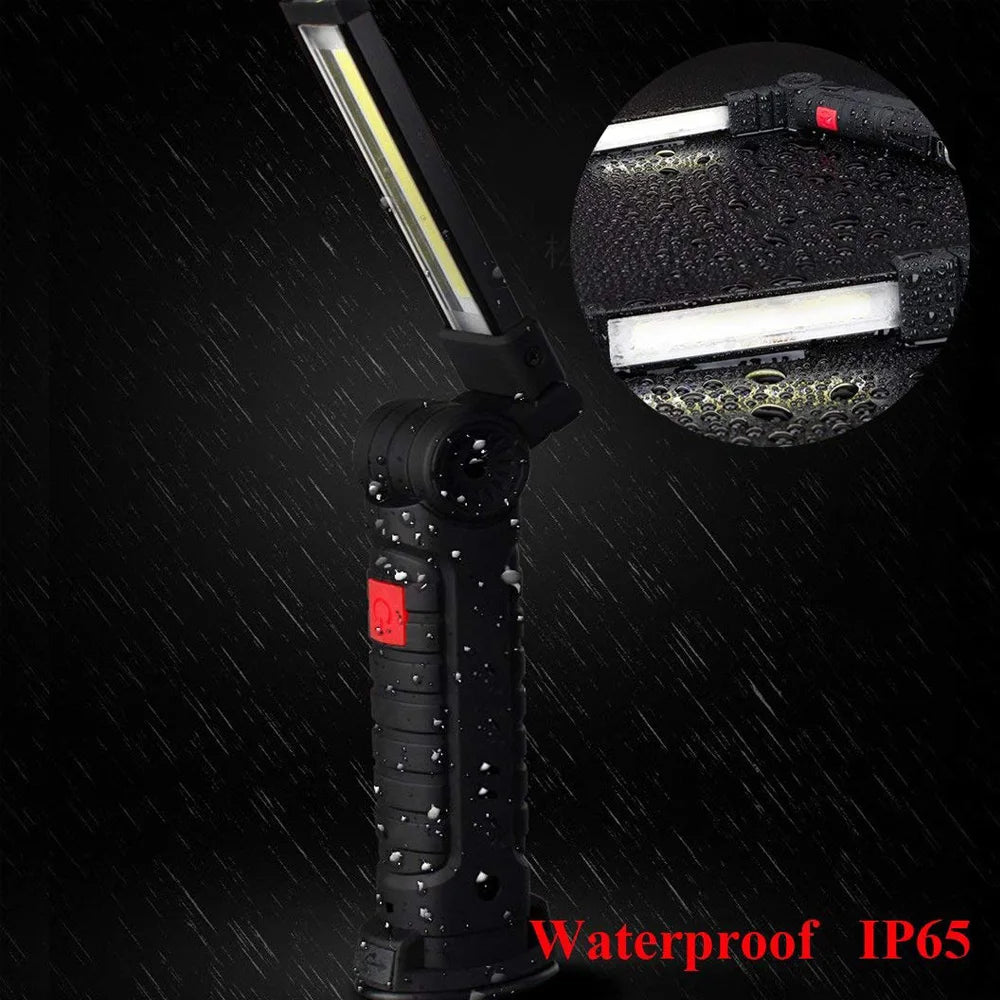 LED Tactical Flashlight USB Rechargeable Waterproof Magnetic - My Store