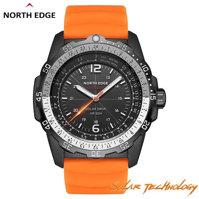 NORTH EDGE EVOQUE 2  Solar Power Watch Waterproof