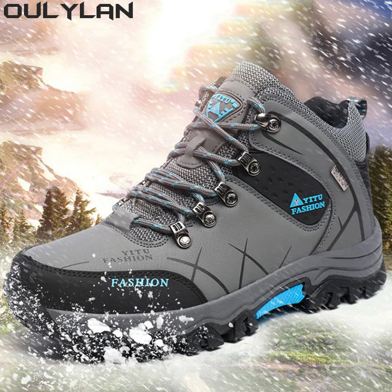 Men Hiking Waterproof Trekking Hiking Boots