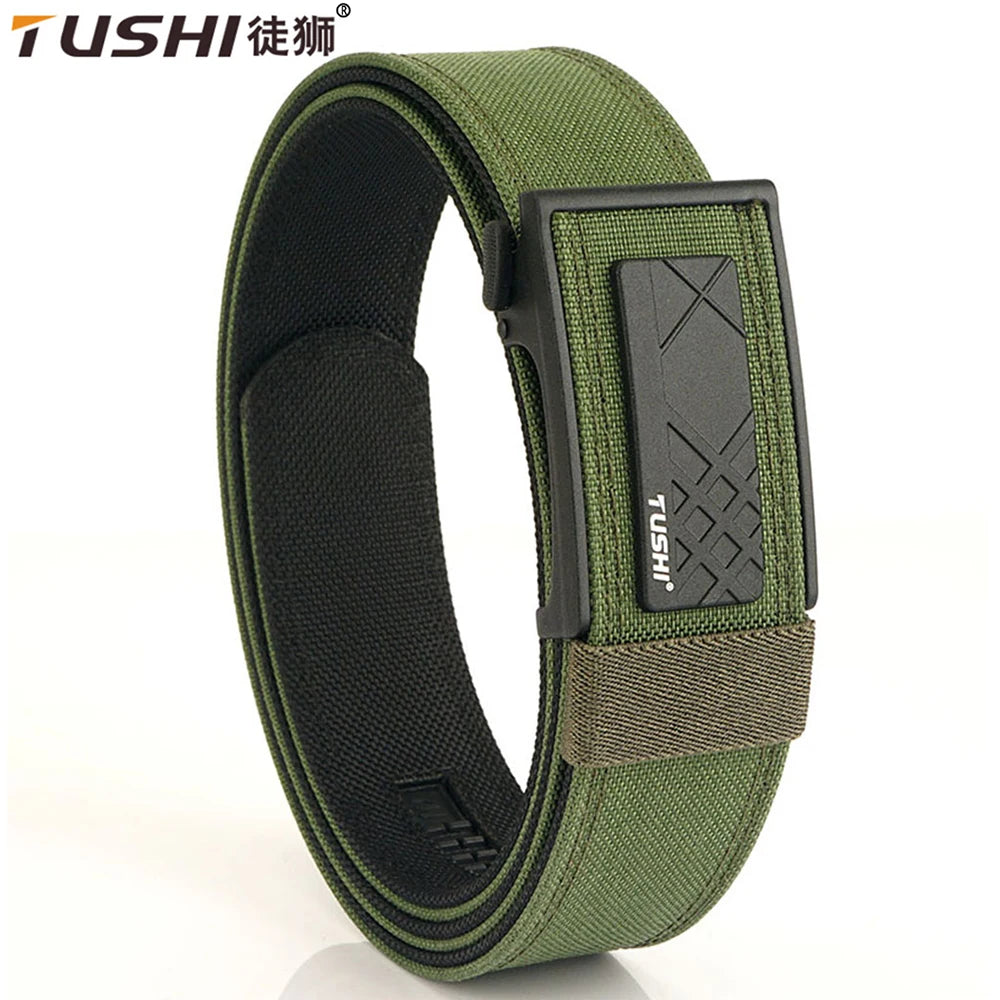 Military Gun Belt Nylon Metal Automatic Buckle