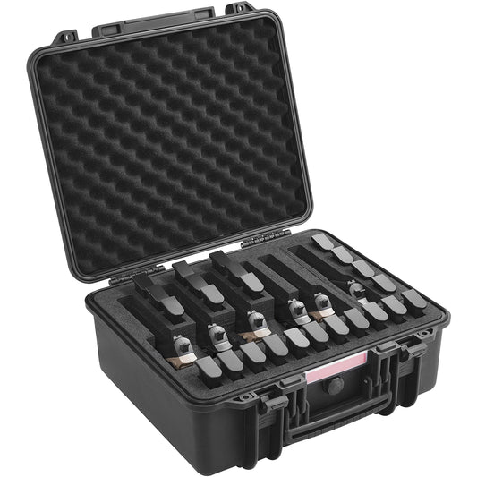 Hard Pistol Case with Pre-cut PU Foam Lining Waterproof Dustproof Lockable