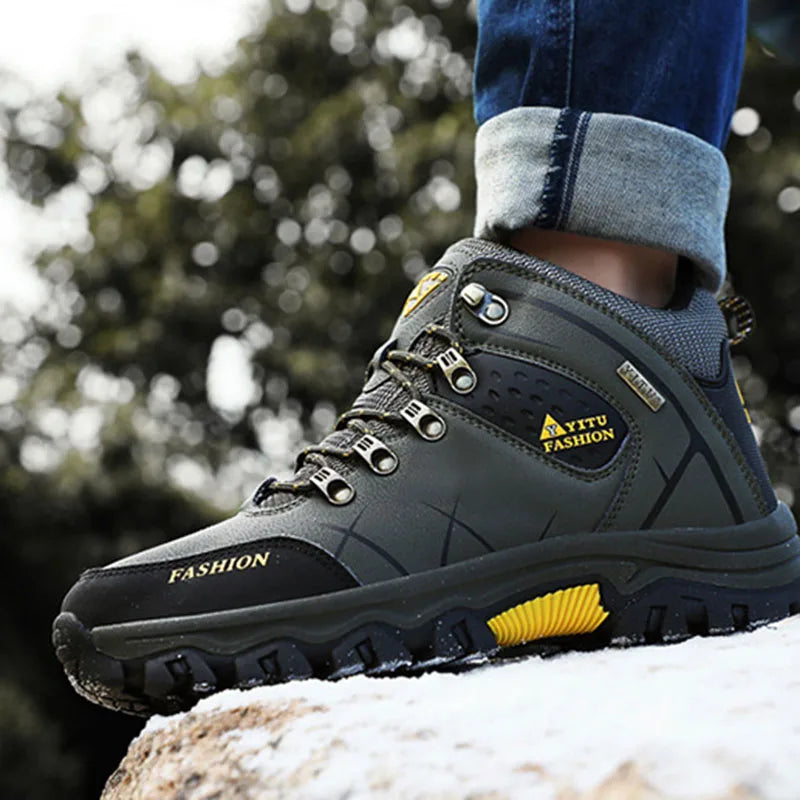 Men Hiking Waterproof Trekking Hiking Boots