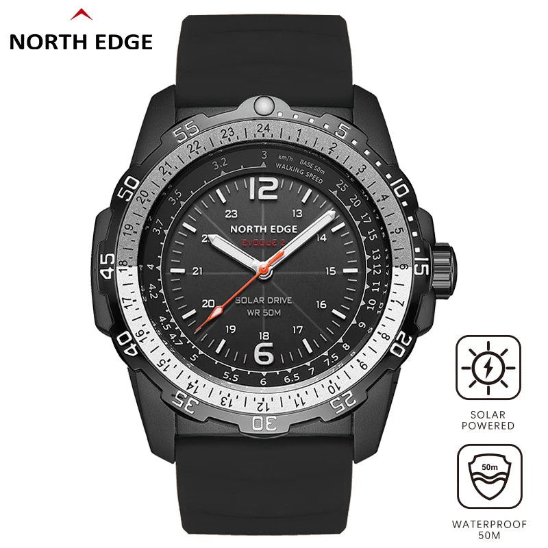 NORTH EDGE EVOQUE 2  Solar Power Watch Waterproof