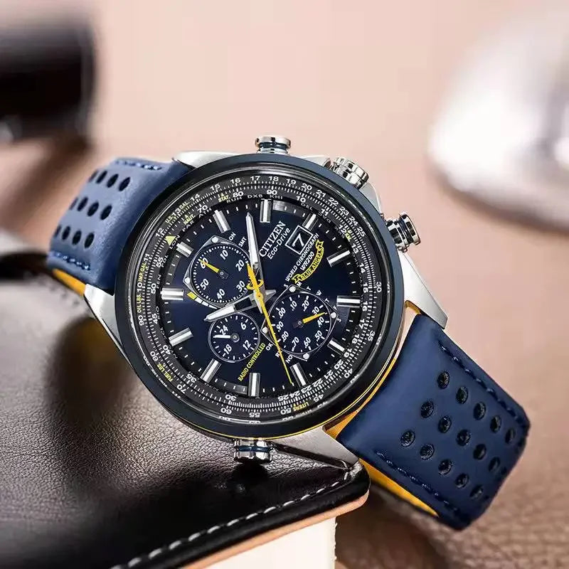 CITIZEN Luxury Quartz Calendar Waterproof Multi Function Watch