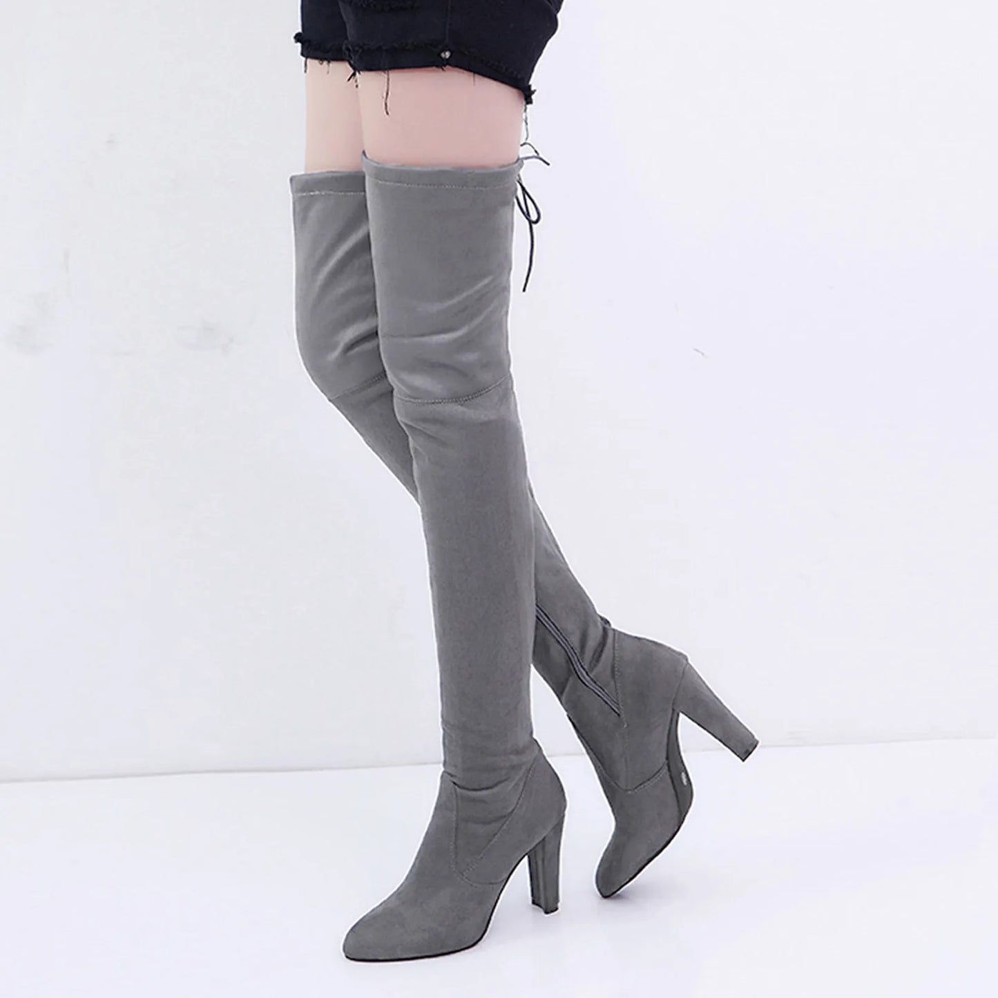 Women Stretch Thigh High Boots, Sexy Slim Over The Knee - My Store