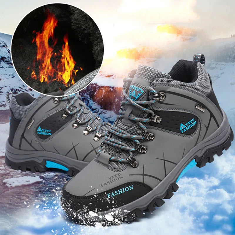 Men Hiking Waterproof Trekking Hiking Boots