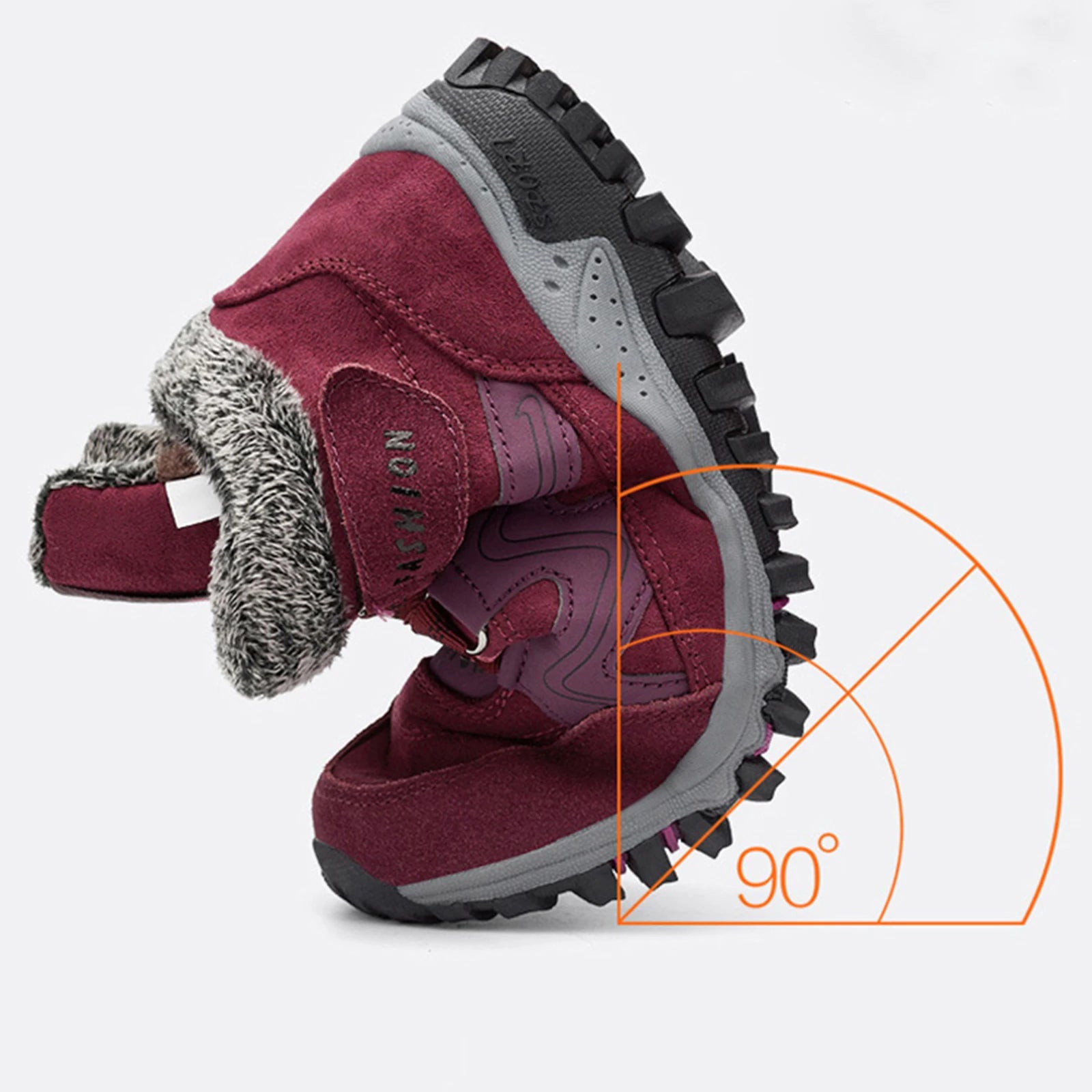 Winter Plush Snow Boots for Women - My Store