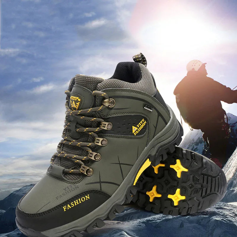 Men Hiking Waterproof Trekking Hiking Boots