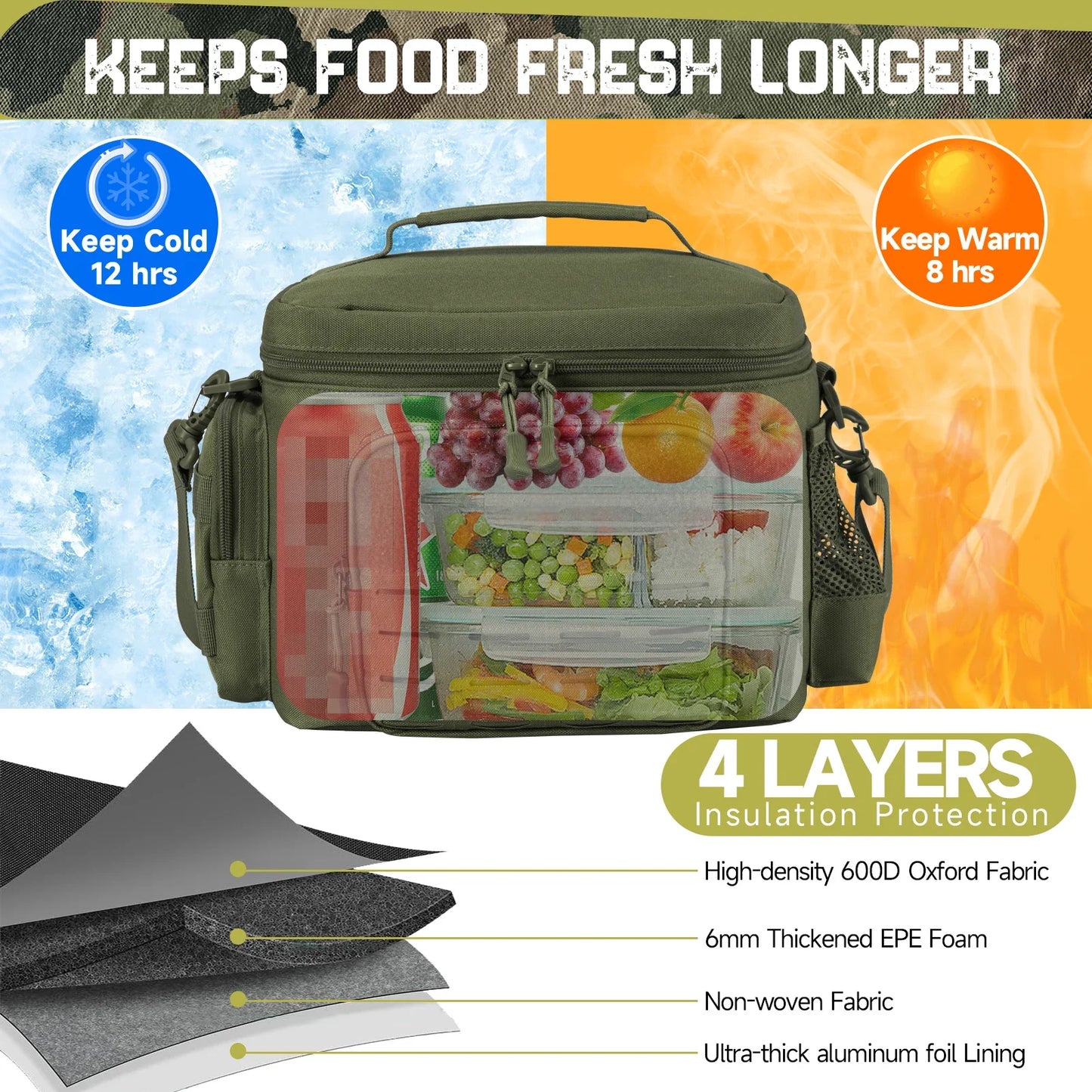 Heavy Duty Thermal Cooler Box Durable Leakproof Insulated