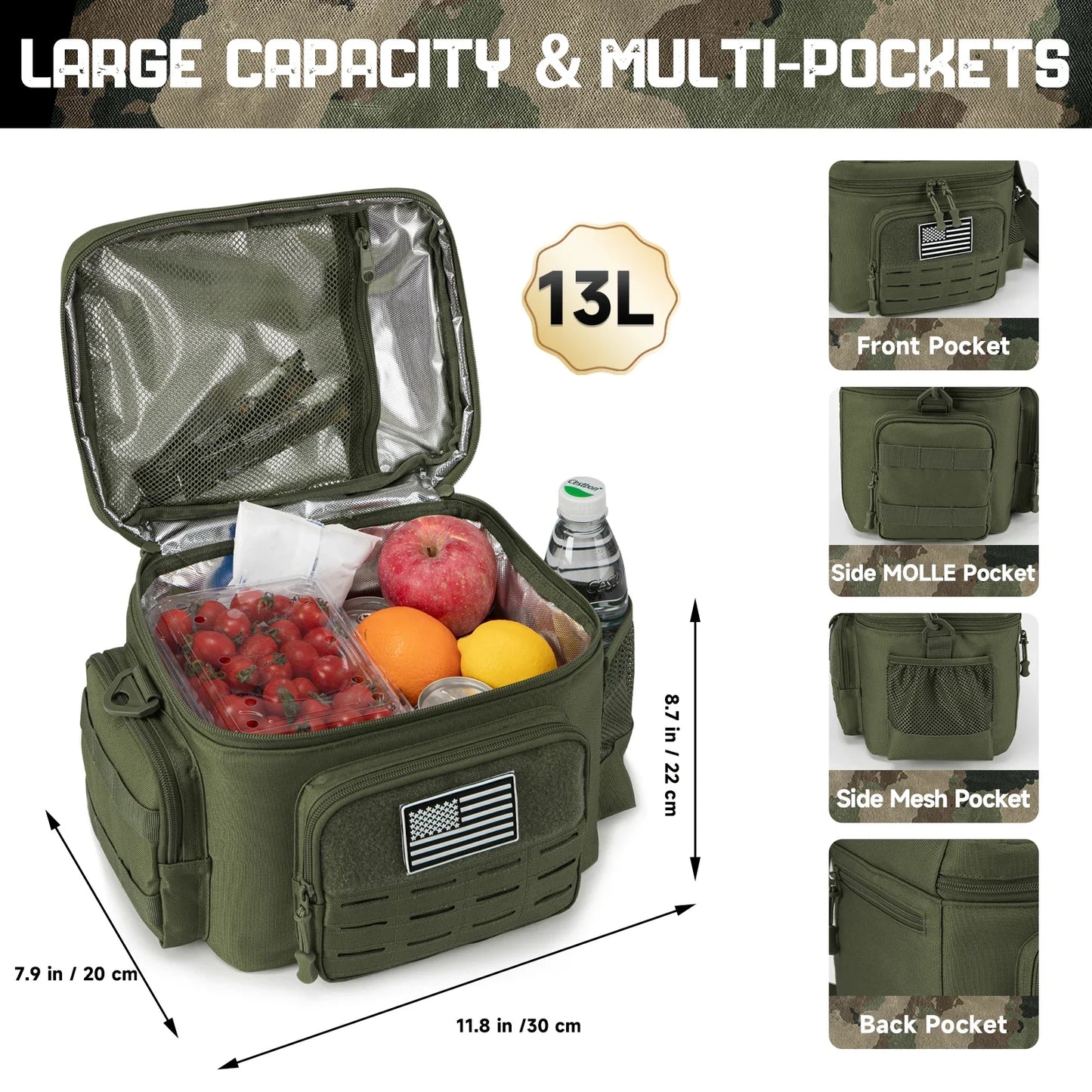 Heavy Duty Thermal Cooler Box Durable Leakproof Insulated