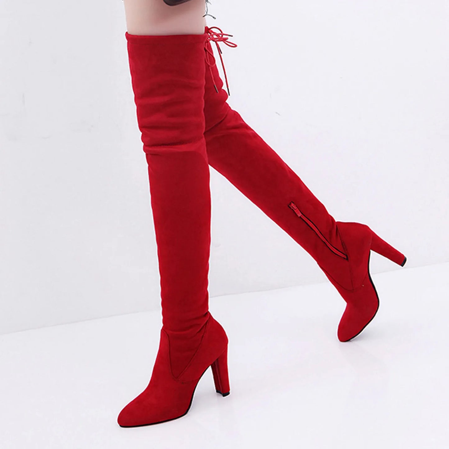 Women Stretch Thigh High Boots, Sexy Slim Over The Knee - My Store