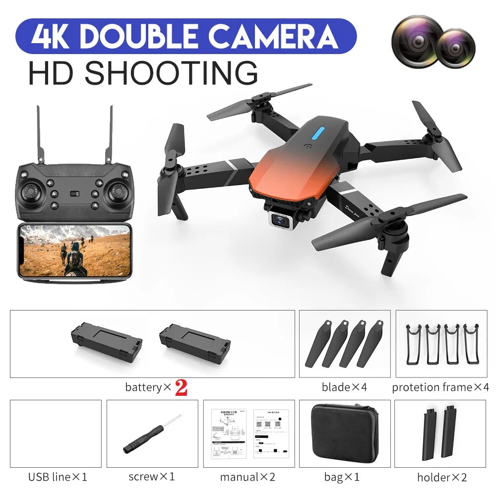 Quadcopter Drone With Wide Angle HD 4K Camera