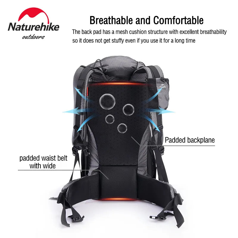 Naturehike Backpack 60+5L Large Capacity - My Store